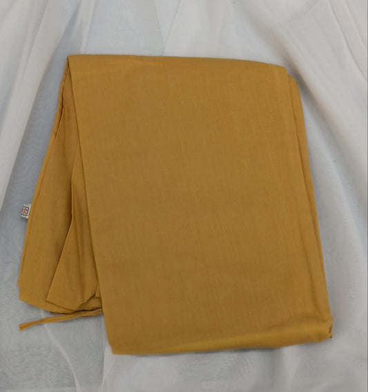 100% Cotton mustard gold petticoat, no pleats